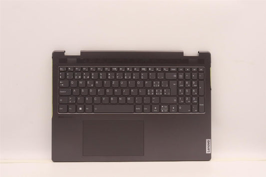 Lenovo IdeaPad 7 16IAP7 Palmrest Cover Touchpad Keyboard Slate Grey 5CB1J01908