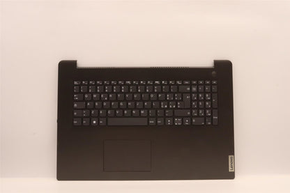 Lenovo V17 G3 IAP Palmrest Touchpad Cover Keyboard Italian Grey 5CB1J02931