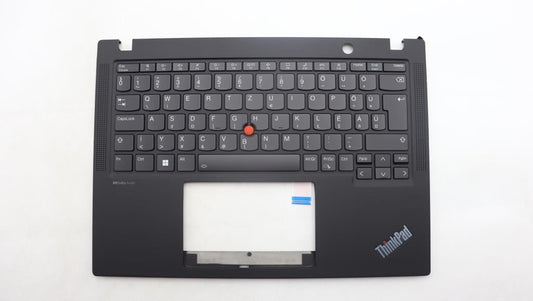 Lenovo ThinkPad X13 Gen 4 Keyboard Palmrest Top Cover Hungarian Black 5M11H94403
