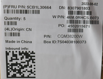 Lenovo Upper Case ASM_POR W 82Y0 AG BL 5CB1L30664