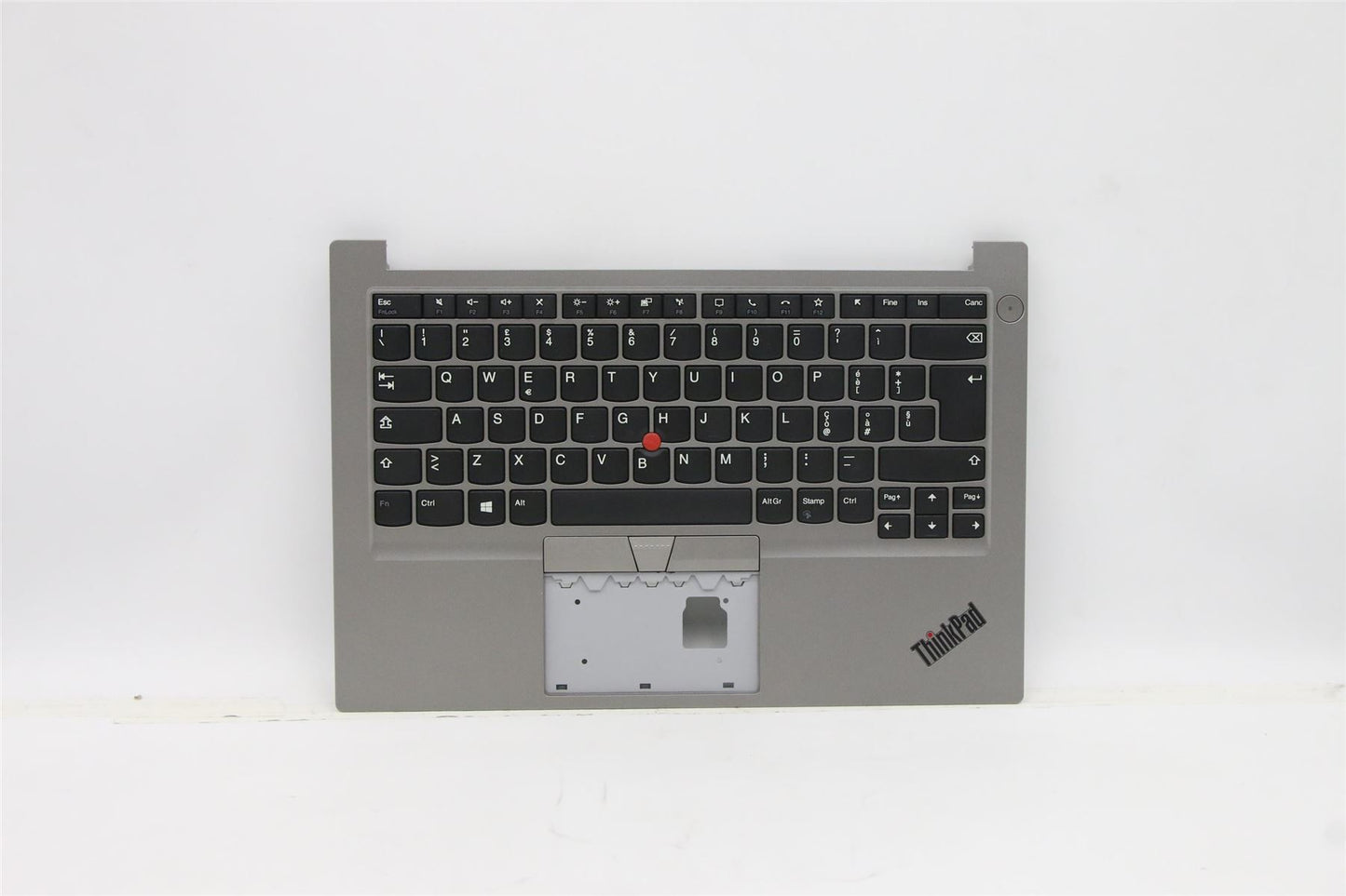 Lenovo ThinkPad E14 Gen 2 Palmrest Cover Keyboard UK Silver 5M11A35264