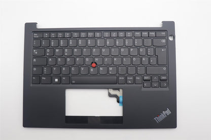 Lenovo ThinkPad E14 Gen 5 Palmrest Cover Keyboard German Black 5M11L60858