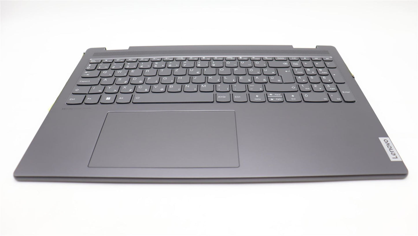 Lenovo Yoga 7 16IAH7 Palmrest Cover Touchpad Keyboard Hungarian 5CB1J04003
