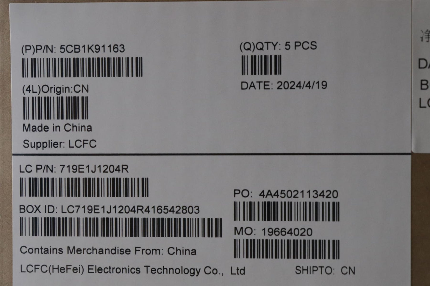Lenovo Upper Case ASM_EURO ENG L82XBABNBL 5CB1K91163