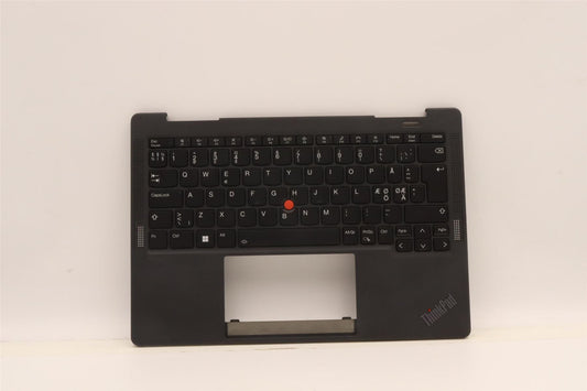 Lenovo ThinkPad X13s Keyboard Palmrest Top Cover Nordic Black 5M11J12820