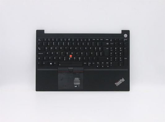 Lenovo ThinkPad E15 2 Tastatur-Handballenauflage-Oberabdeckung UK Schwarz mit Hintergrundbeleuchtung 5M10W64634