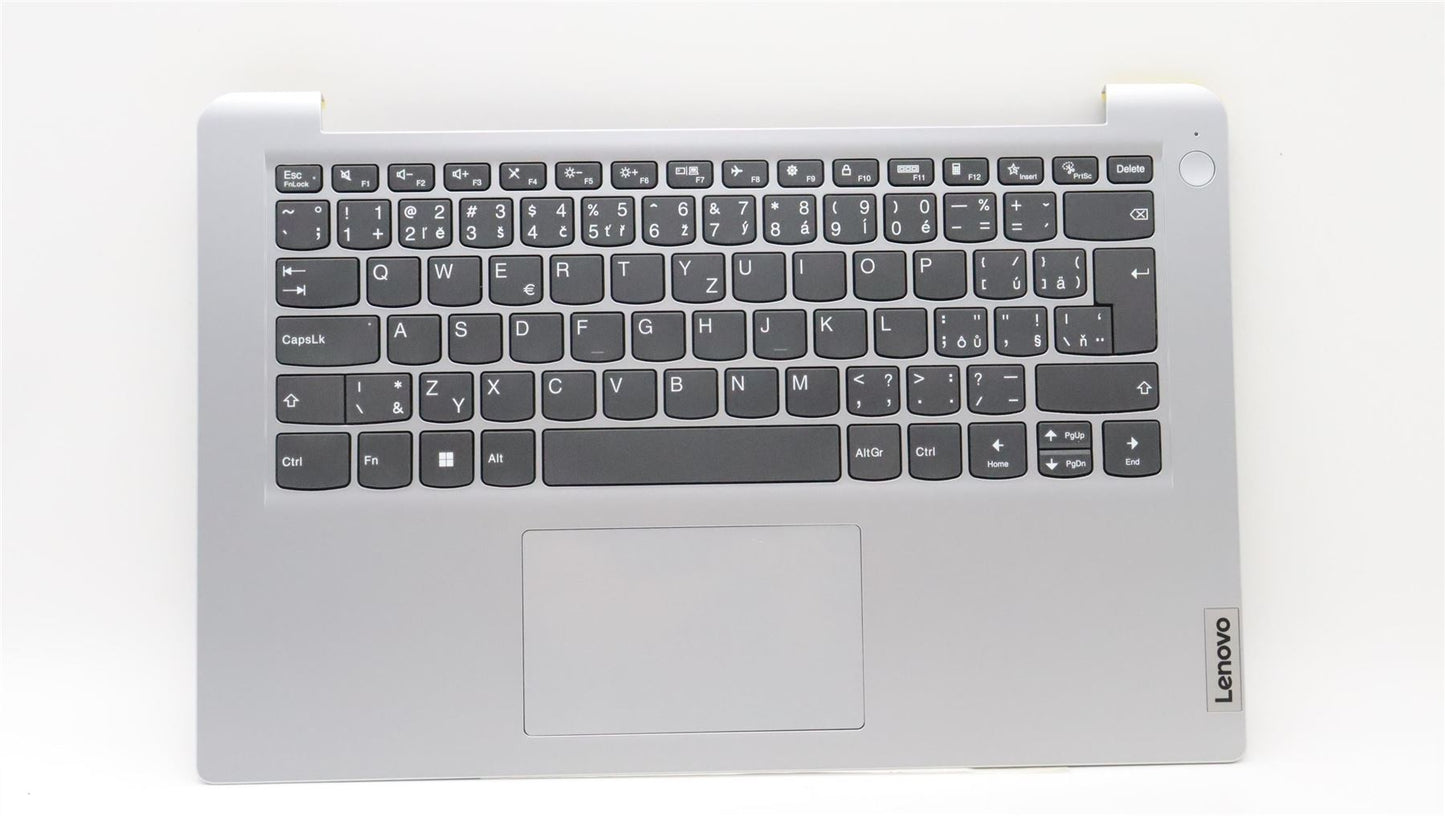 Lenovo IdeaPad 1 14AMN7 Palmrest Cover Touchpad Keyboard Cloud Grey 5CB1J63774