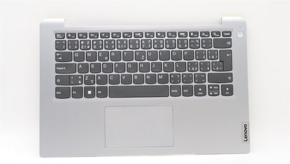 Lenovo IdeaPad 1 14AMN7 Palmrest Cover Touchpad Keyboard Cloud Grey 5CB1J63774