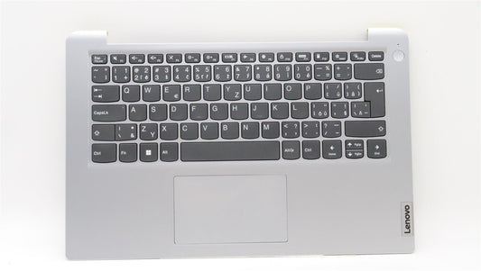Lenovo IdeaPad 1 14AMN7 Palmrest Cover Touchpad Keyboard Cloud Grey 5CB1J63774