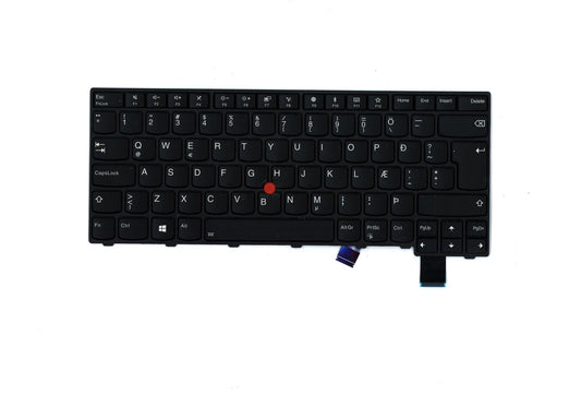 Genuine Lenovo ThinkPad T470p Keyboard Icelandic Black Backlit 01EP443 01EP484