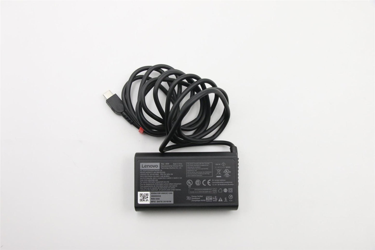 Lenovo ThinkPad P14s 3 P16s 1 X12 1 L14 3 AC Charger Adapter Power Black 02DL156