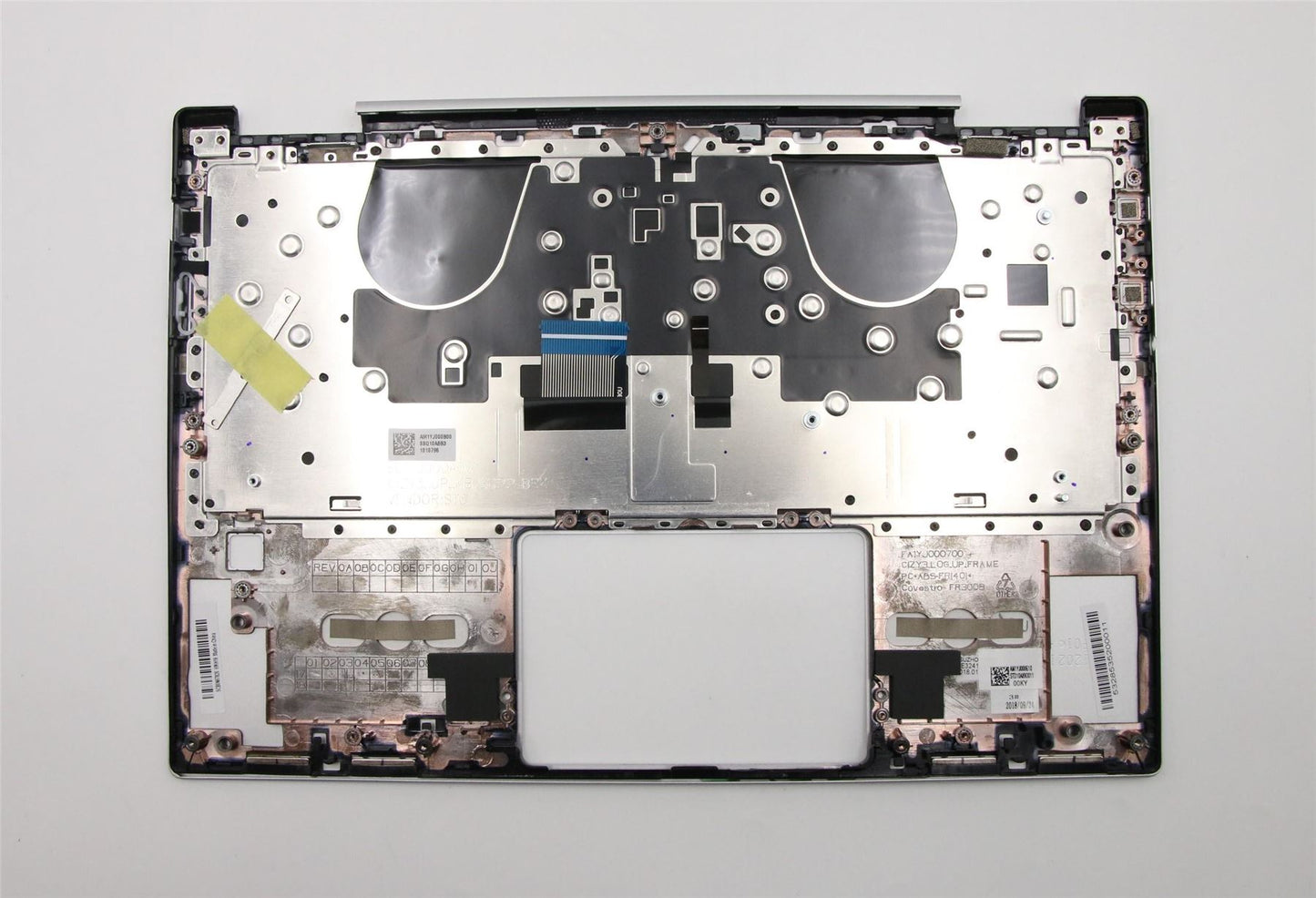 Lenovo IdeaPad 720 13IKB Keyboard Palmrest Top Cover Nordic Silver 5CB0N67826
