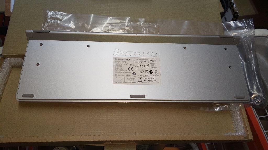 Lenovo Liteon SK-8861(DE) 2.4G KB-Silver8 German Keyboard 25209217