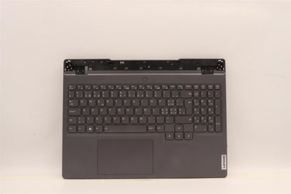 Lenovo 5 15ARH7H Palmrest Cover Touchpad Keyboard Switzerland Backlit 5CB1H68480