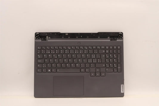 Lenovo 5 15ARH7H Palmrest Cover Touchpad Keyboard Switzerland Backlit 5CB1H68480