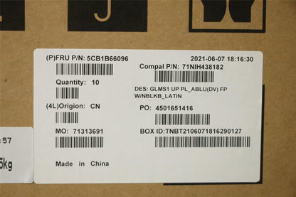 Lenovo UpperCase_LA SPA C82FE PLBUW FPNBL 5CB1B66096