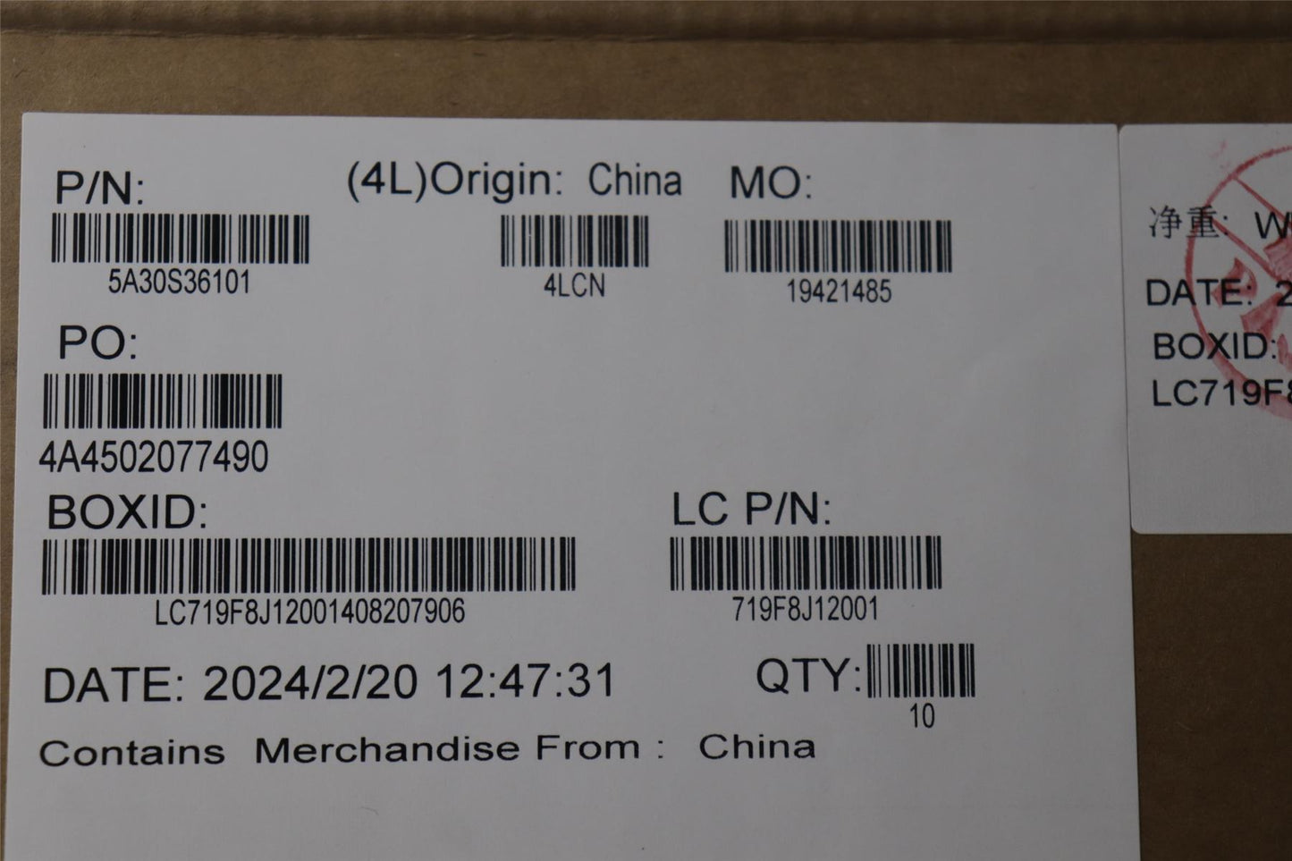 Lenovo Antenna L 83AC 5A30S36101