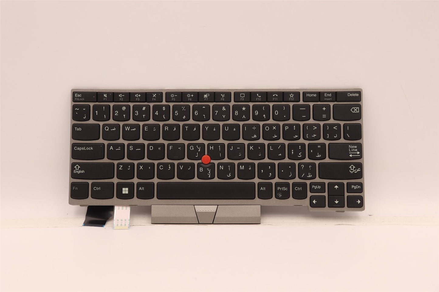 Lenovo ThinkPad L13 Gen 2 s Keyboard Arabic Silver Backlit 5N20V43441