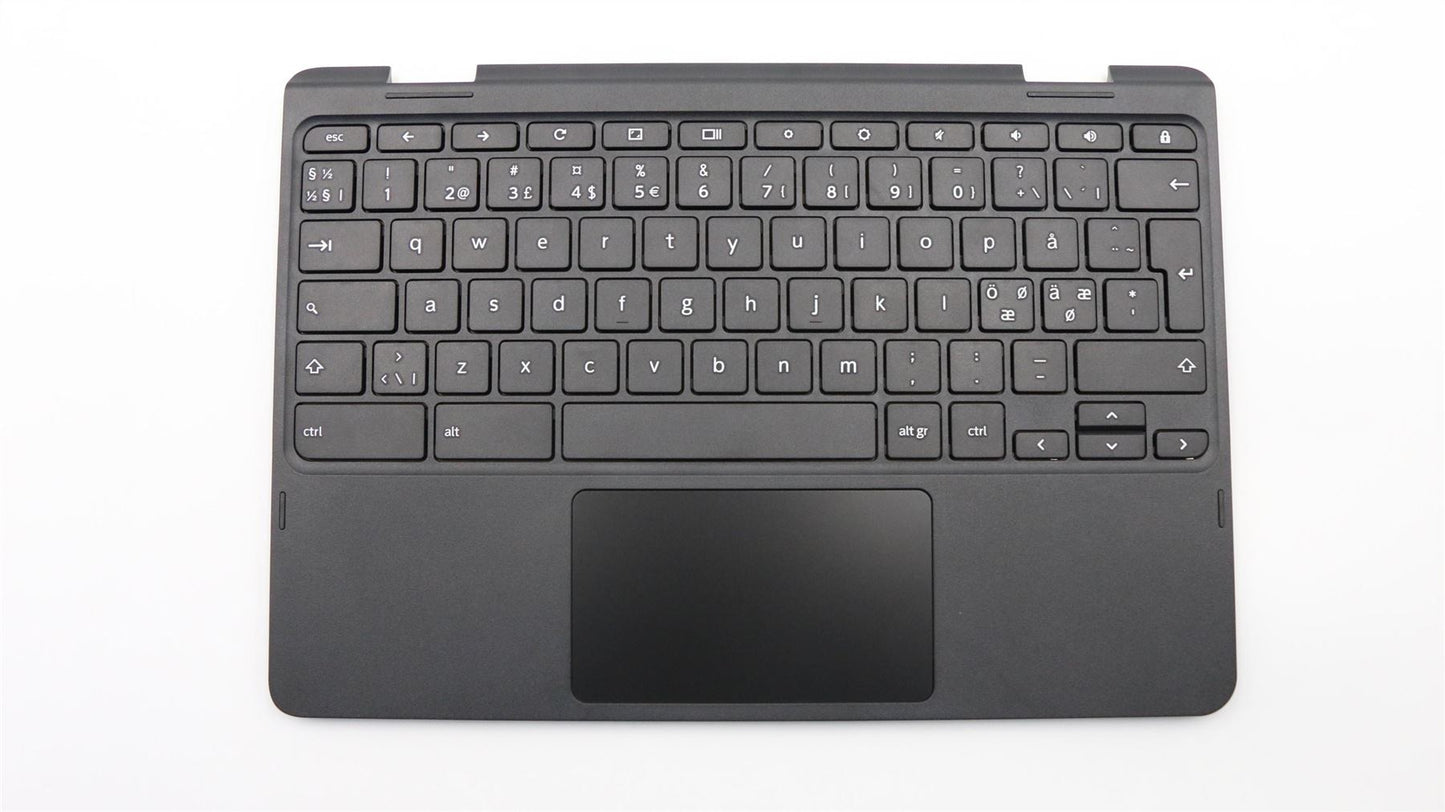 Lenovo Chromebook 300e Tastatur-Handballenauflage, obere Abdeckung, nordisches Schwarz, 5CB0Q94002