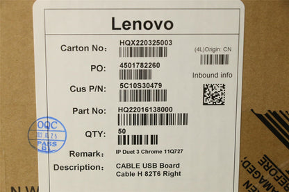Lenovo Chrome IP 3 11Q727 EDU USB Board Cable 5C10S30479