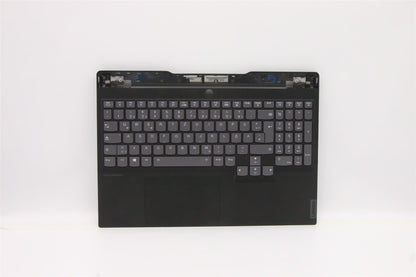 Lenovo S7 15ACH6 Palmrest Cover Touchpad Keyboard German Black 5CB1C93714