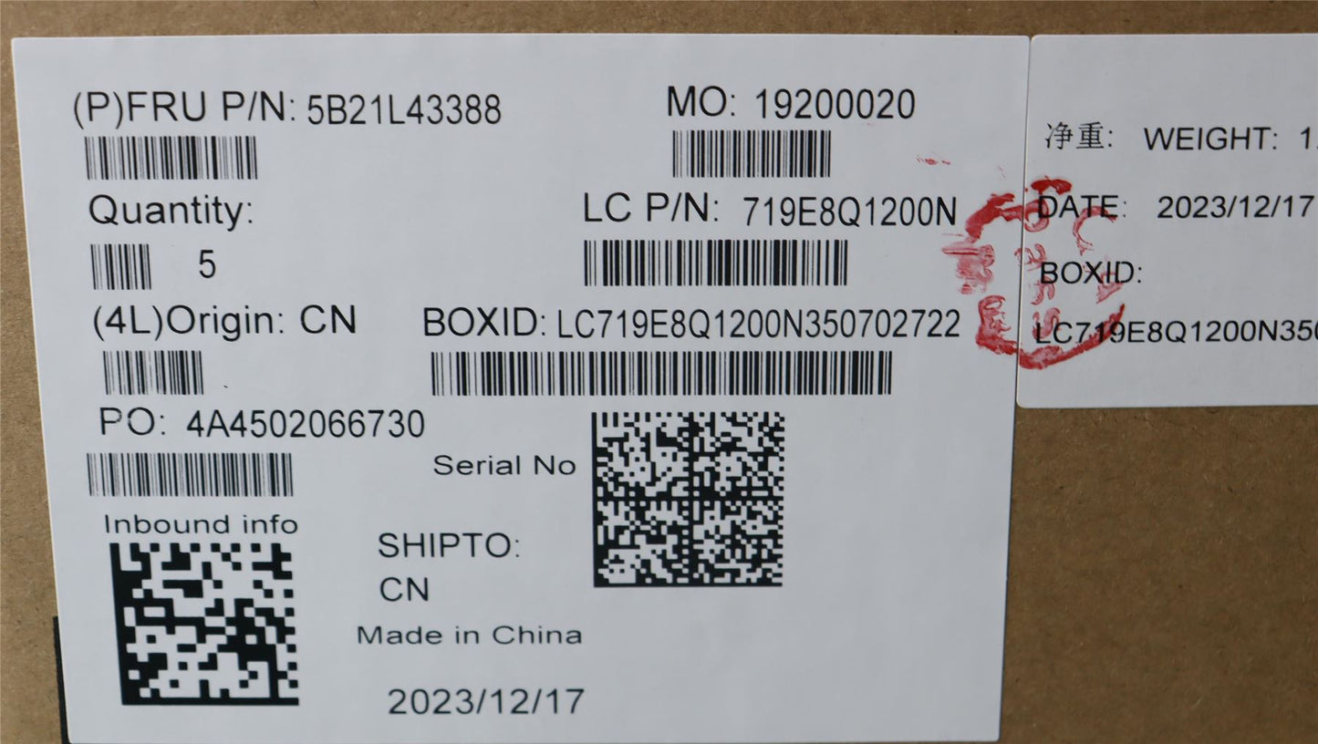 Lenovo MBL82X7WINI31305UUMA8G128GUFSRM 5B21L43388