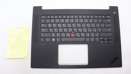 Lenovo ThinkPad P1 Gen 6 Keyboard Palmrest Top Cover Hebrew Black 5M11L89044