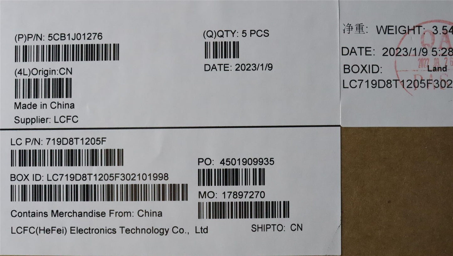 Lenovo Upper Case ASM_GERL82SFNF_AB_BL_PC 5CB1J01276