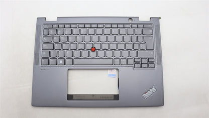 Lenovo ThinkPad X13 Gen 4 Keyboard Palmrest Top Cover Spanish Grey 5M11L64739