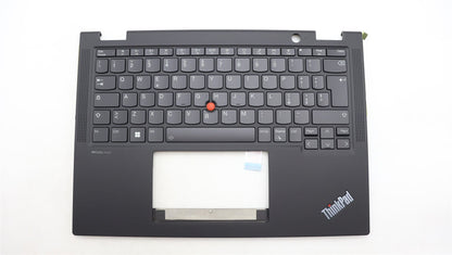 Lenovo ThinkPad X13 Gen 4 Keyboard Palmrest Top Cover Italian Black 5M11L64133