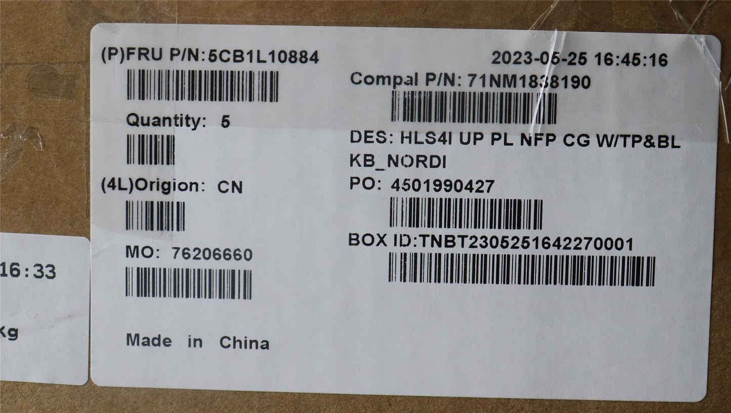 Lenovo IdeaPad 5 14ABR8 5 14IAH8 Palmrest Cover Touchpad Keyboard 5CB1L10884