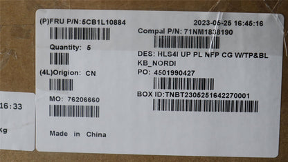 Lenovo IdeaPad 5 14ABR8 5 14IAH8 Palmrest Cover Touchpad Keyboard 5CB1L10884