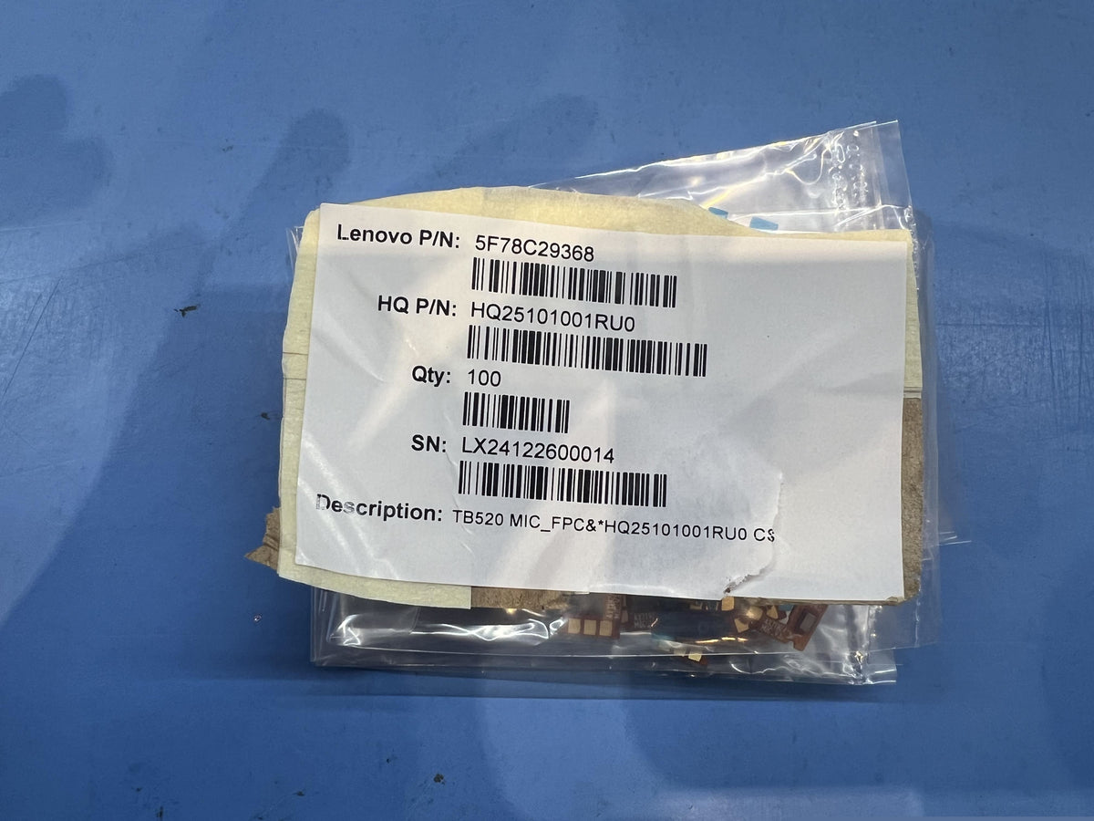 Lenovo TB520FU MIC FPC&*HQ25101001RU0 CS Microphone FPC Board 5F78C29368