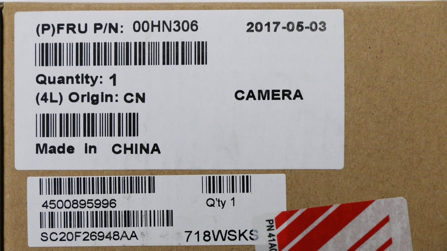 Lenovo Chicony 5M Omni VisionOV5680 + Realtek R 00HN306