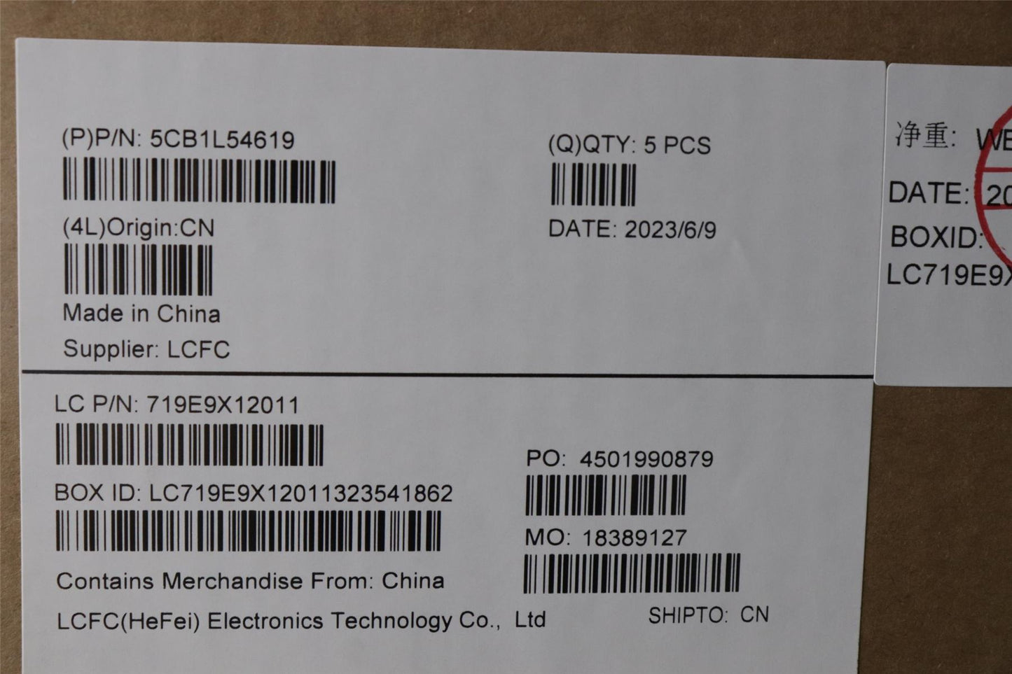 Lenovo Legion 5 16ARX8 Palmrest Cover Touchpad Keyboard US Euro 5CB1L54619
