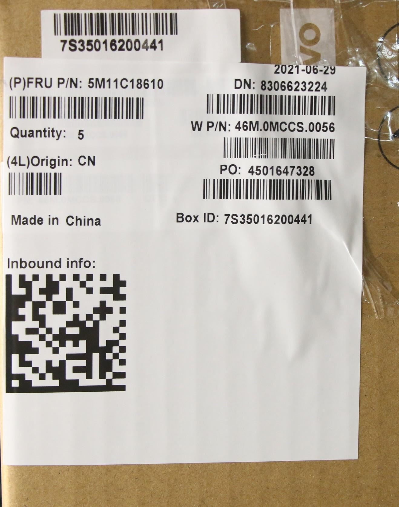 Lenovo WW C-Cvr+POR KB ASM,CHY 5M11C18610
