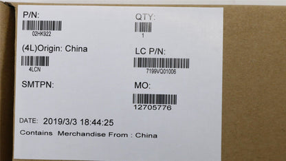 Lenovo 02HK922 Drift/Ironhide-1FRUPlanari7-8565U,Non-vPro,8GB,Intel:AMT=N,TPM=Y(HW),dTPM=2.0,OS=WIN