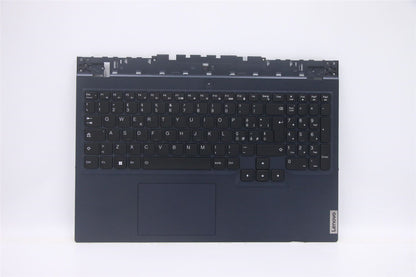 Lenovo Legion 5 15ITH6H Palmrest Cover Touchpad Keyboard Italian Blue 5CB1D05071