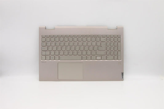 Lenovo C740 15IML Palmrest Cover Touchpad Keyboard UK Mica Backlit 5CB0U43842