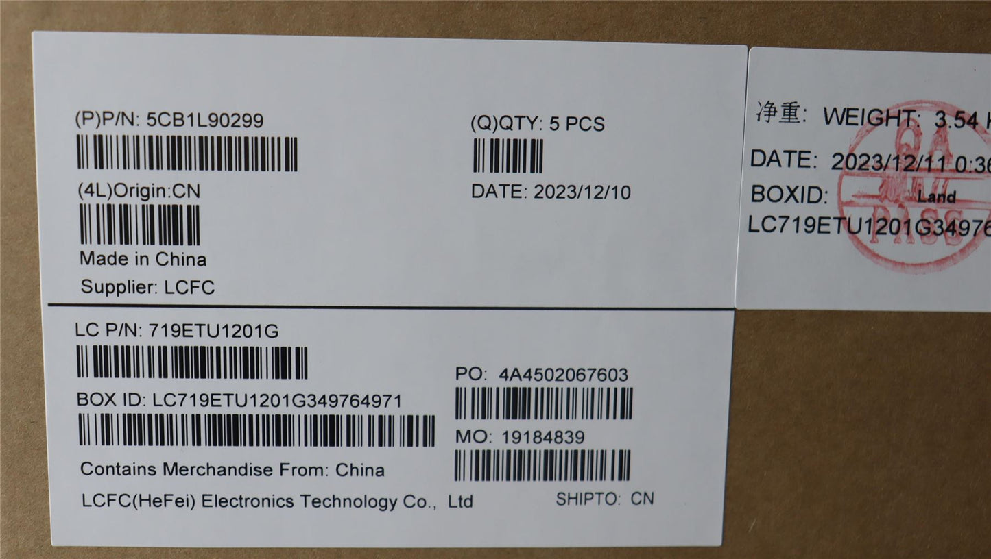 Lenovo COVER Upper Case ASM_FRA L 83ERAGFP BL 5CB1L90299