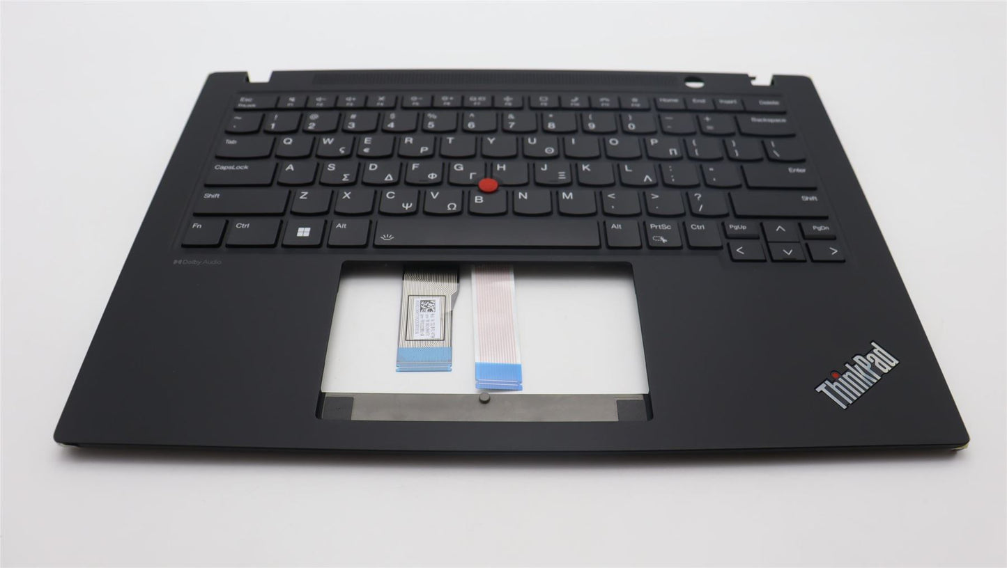 Lenovo ThinkPad T14s Gen 4 Keyboard Palmrest Top Cover Greek Black 5M11L92856