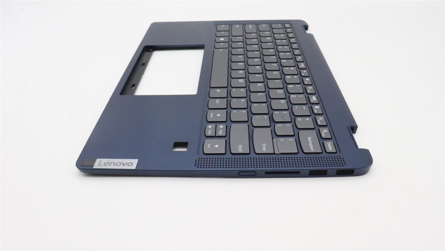 Lenovo IdeaPad 5 14ABR8 Palmrest Cover Touchpad Keyboard US Blue 5CB1K20714