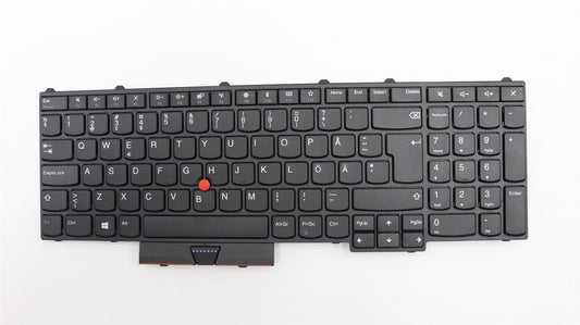 Lenovo ThinkPad P51 P71 Keyboard Swedish Finnish Black 01ER977