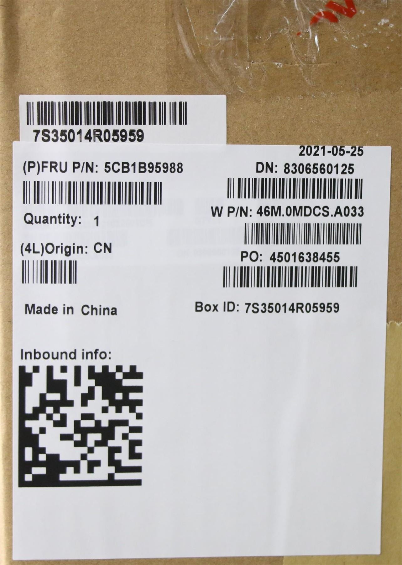 Lenovo Upper Case ASM_BEL W 82HV BL PG 5CB1B95988