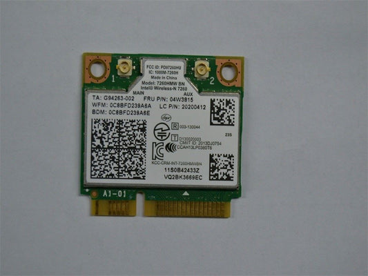 Lenovo 7260BN 2x2BN+BT HMC WiFi WLAN PCIe PCI Intel Board 20200412