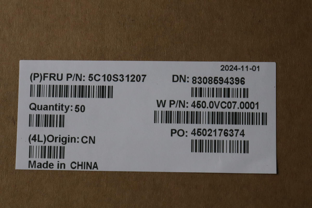 Lenovo W 83J3 Sensor-Camera Camera Sensor Cable 5C10S31207