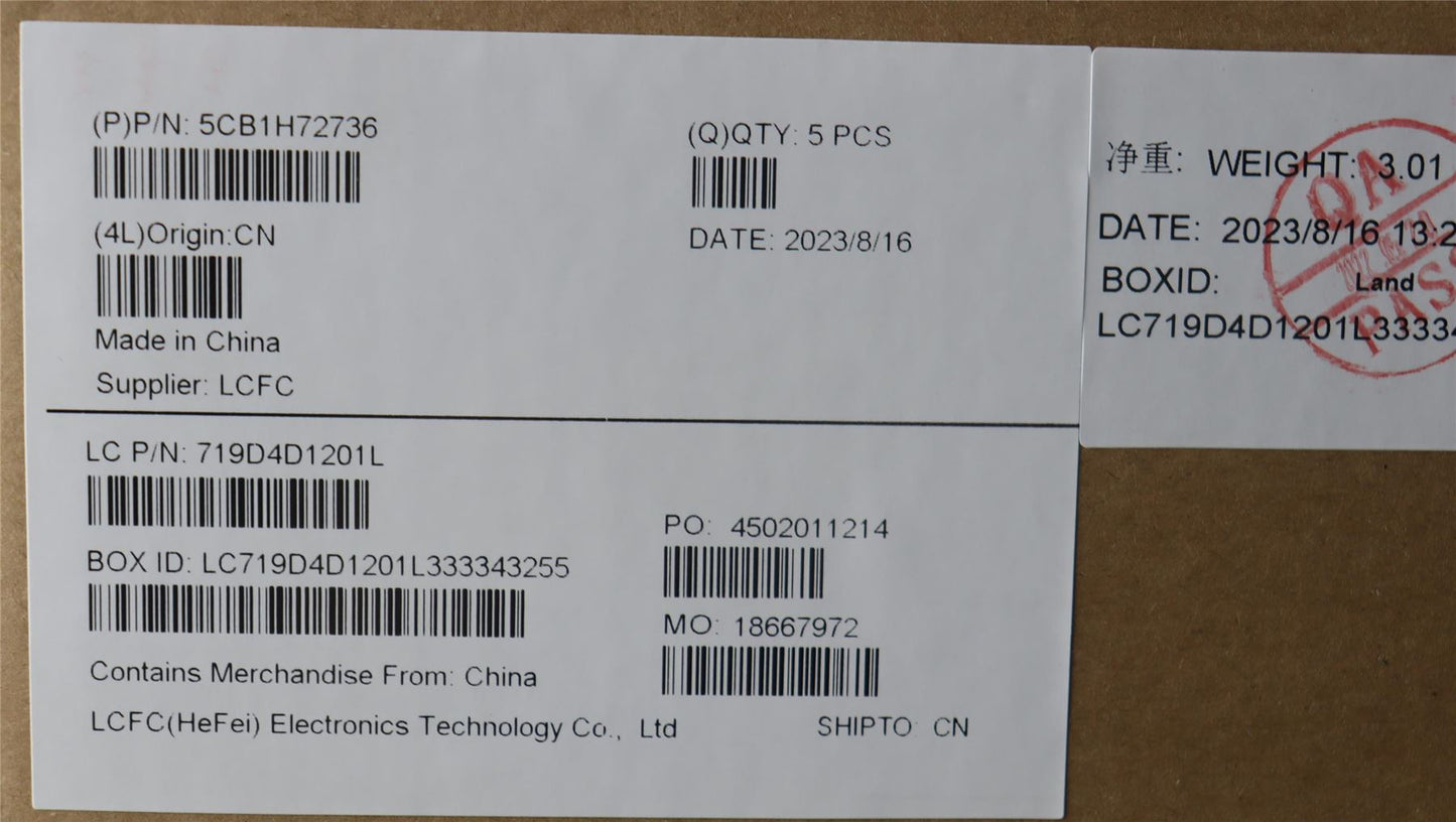 Lenovo Upper Case ASM_BEL L82RM AG_NFP_BL 5CB1H72736