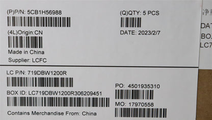 Lenovo Upper Case ASM_SWS L82RJ NFP AG BL 5CB1H56988