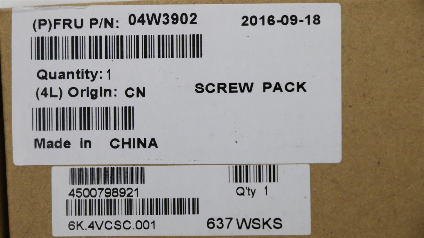 Lenovo Screw FRU Screw Kit 04W3902