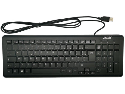 Genuine Acer DK.USB1B.074 KEYBD.USB.BLK.FRA